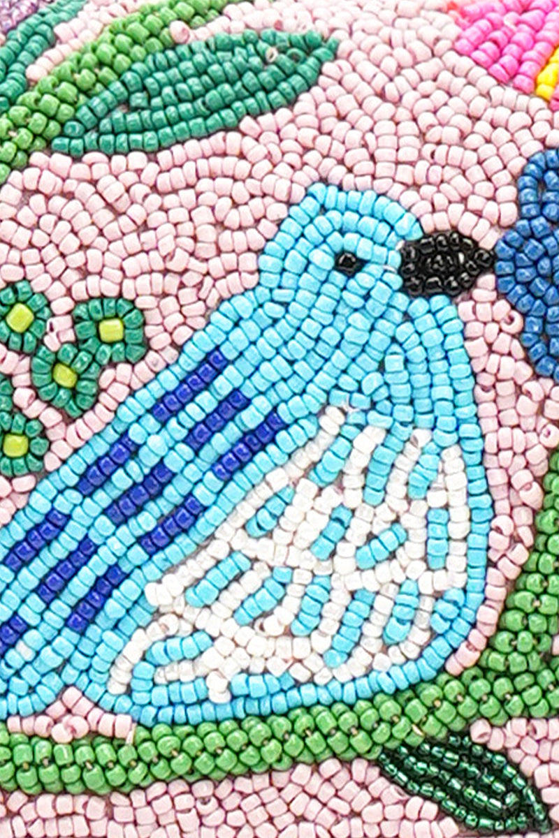 Floral Melody Embellished Shoulder Bag