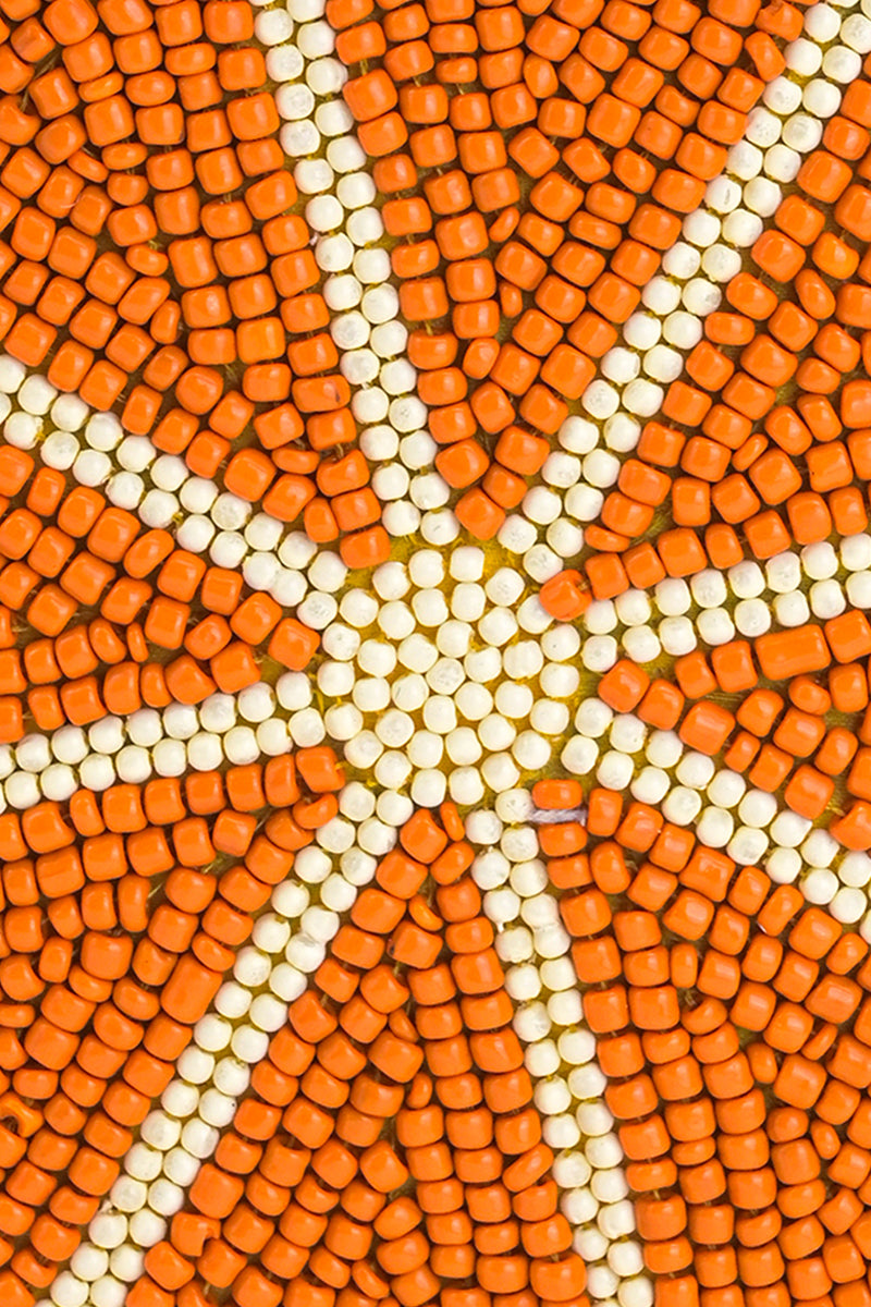 Citrus Zest Beaded Sling Bag