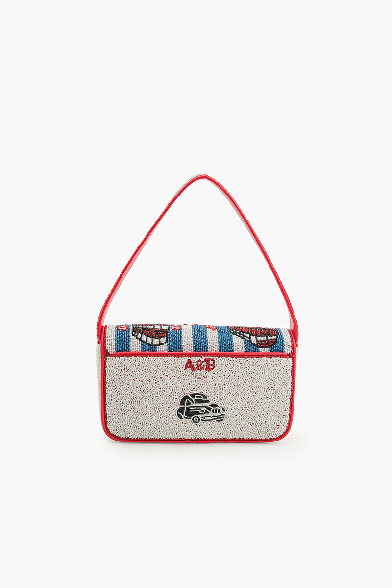 London Calling Beaded Shoulder Bag