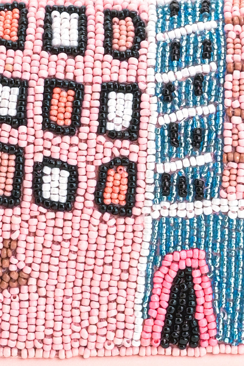 New York Dreams Beaded Shoulder Bag