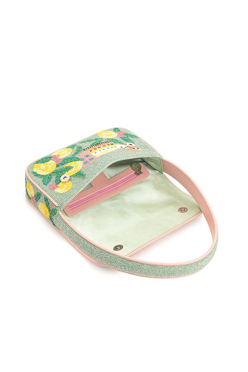 Amalfi Dreams Beaded Shoulder Bag