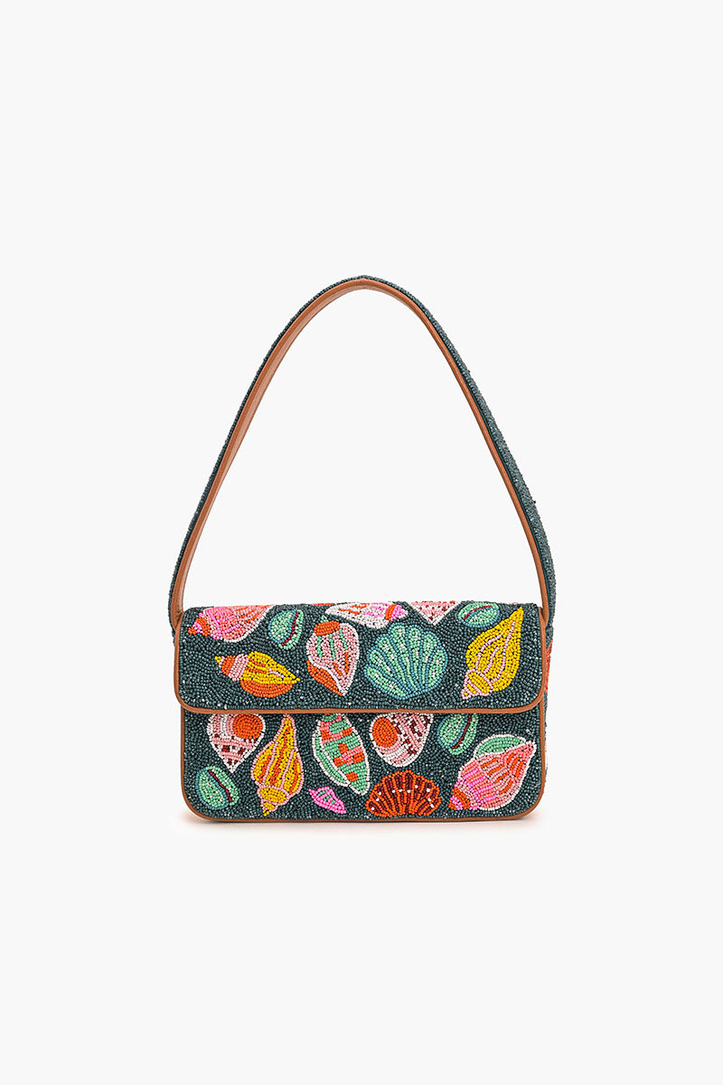Sea Shell Beaded Shoulder Bag
