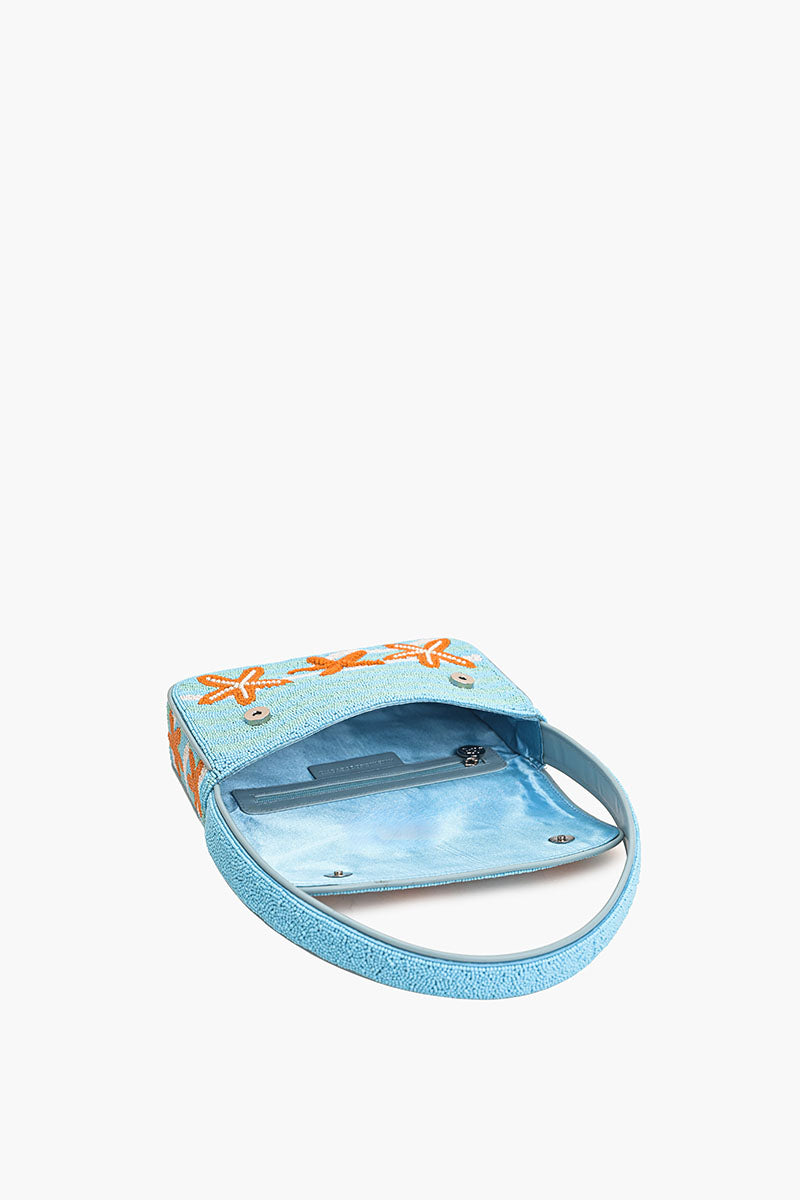 Star Fish Beaded Shoulder Bag