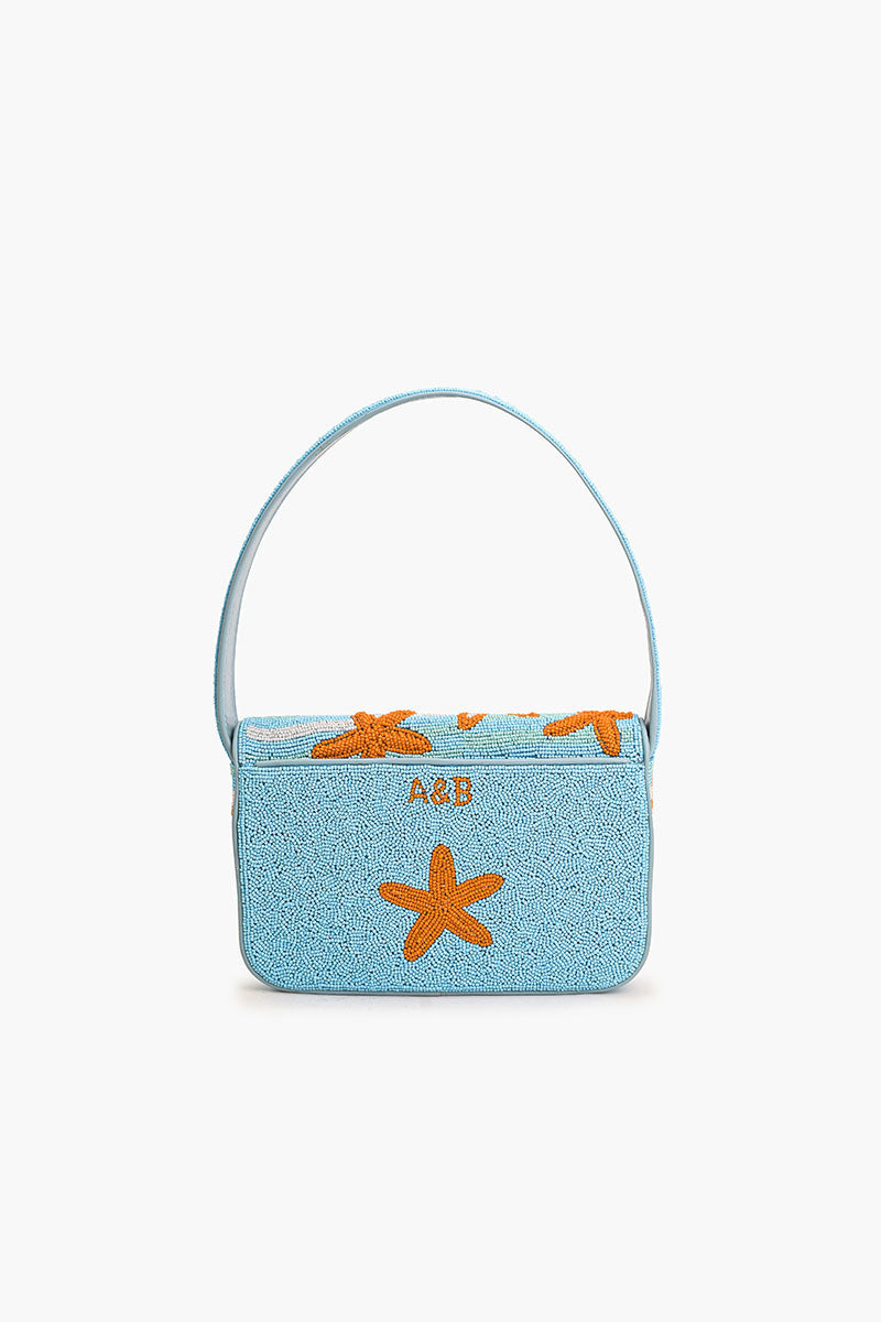 Star Fish Beaded Shoulder Bag