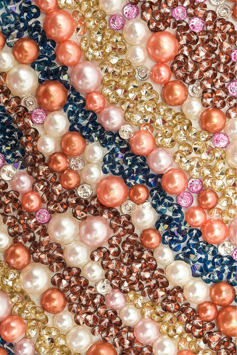 Pearl Beaded Hobo Bag