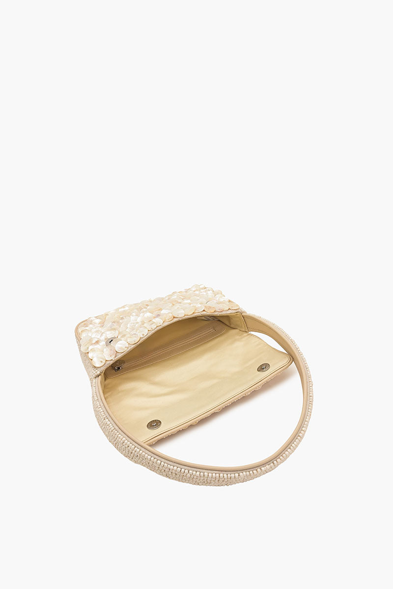 Rainbow Shell Beaded Shoulder Bag