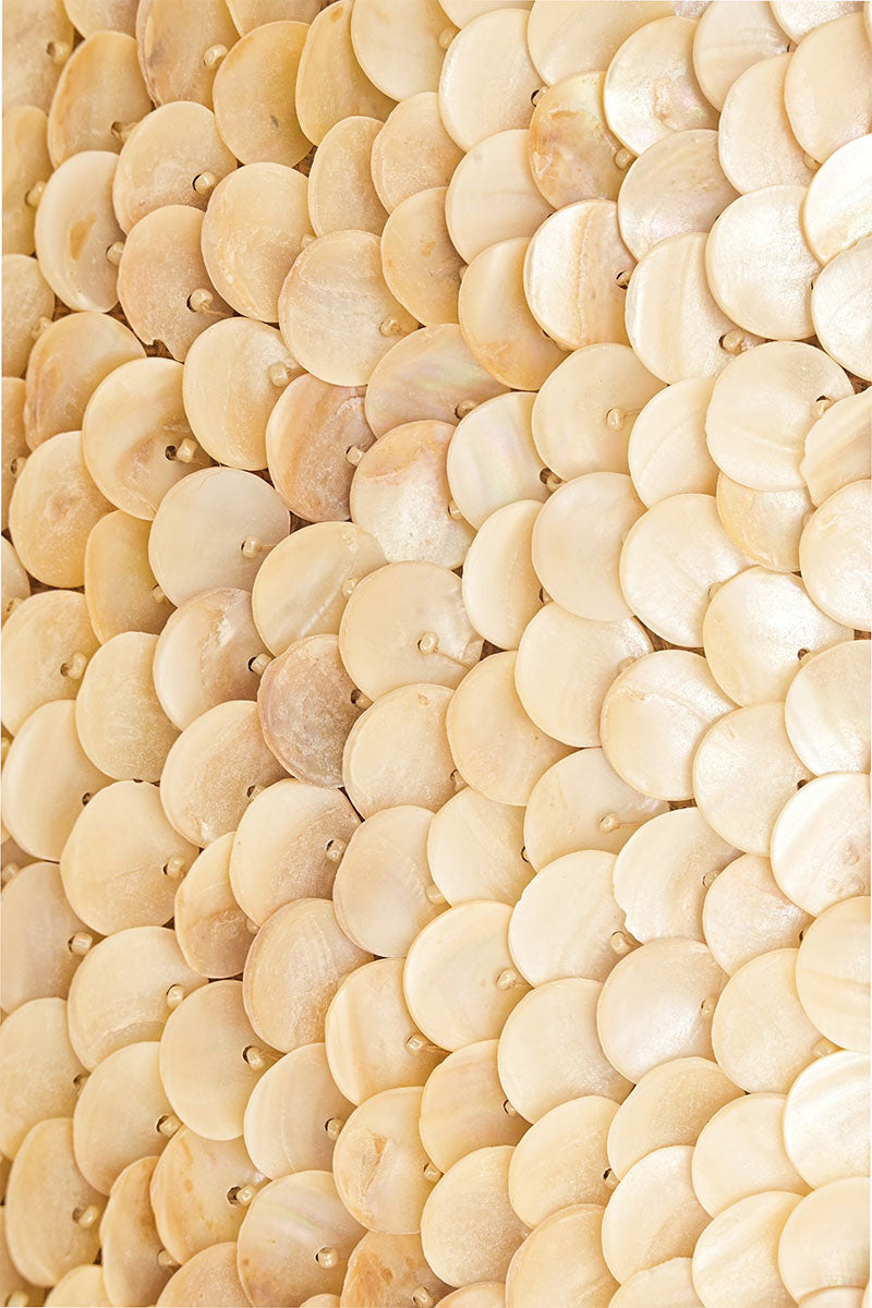 Rainbow Shell Beaded Tote