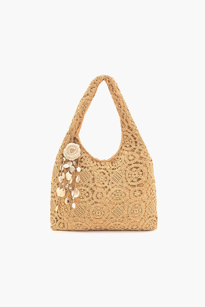 Crochet Lace Hobo Bag