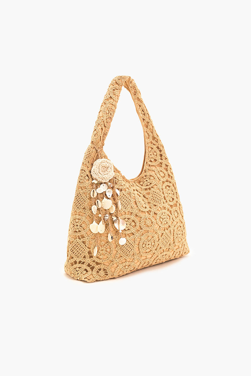 Crochet Lace Hobo Bag