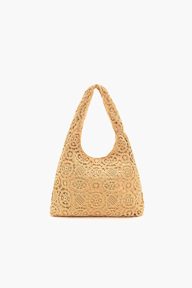 Crochet Lace Hobo Bag