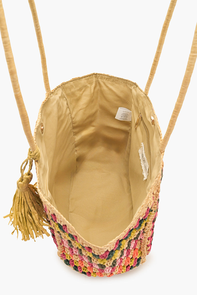 Oversized Raffia Beach Tote