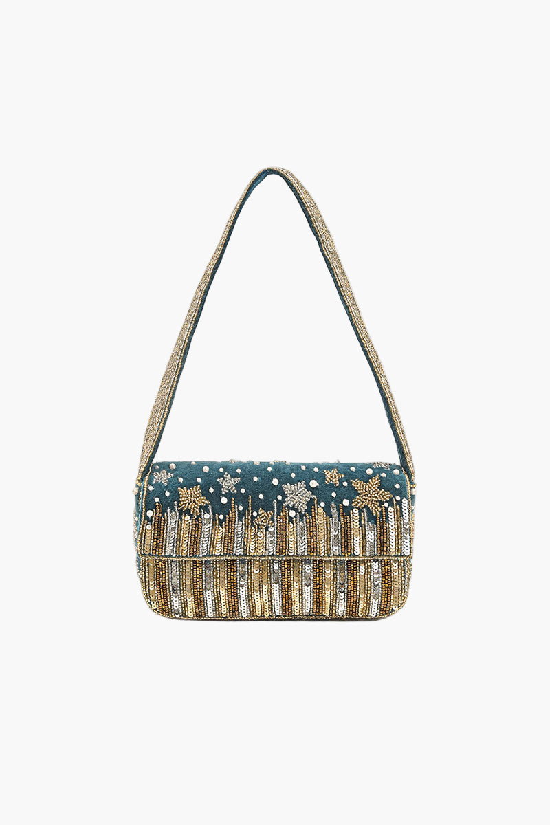 Star Beaded Party Shoulder Bag