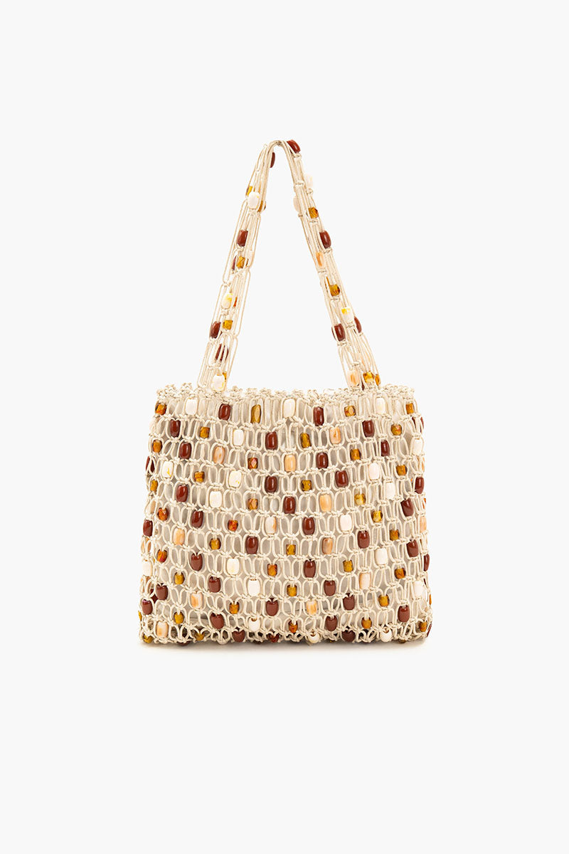 Crochet Beaded Market Tote