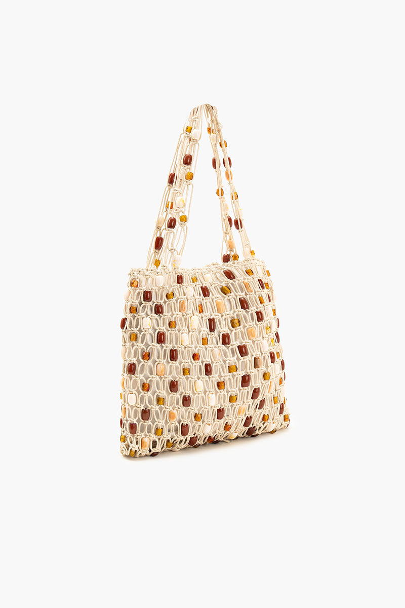 Crochet Beaded Market Tote