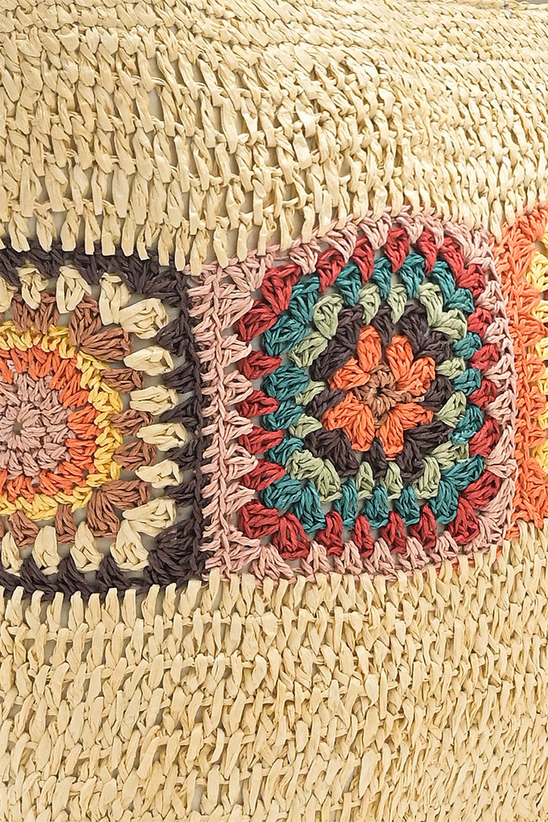 Jacquline Raffia Beach Tote