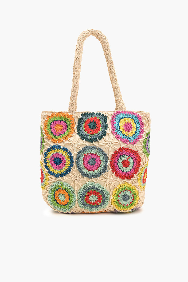 Dena Crochet Beach Tote
