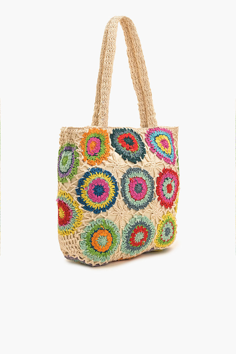 Dena Crochet Beach Tote