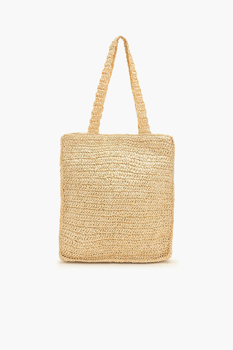 Sardine Raffia Market Tote