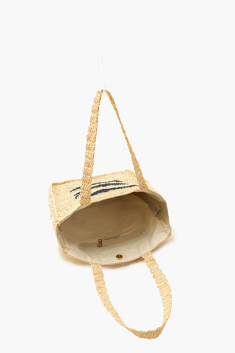 Sardine Raffia Market Tote