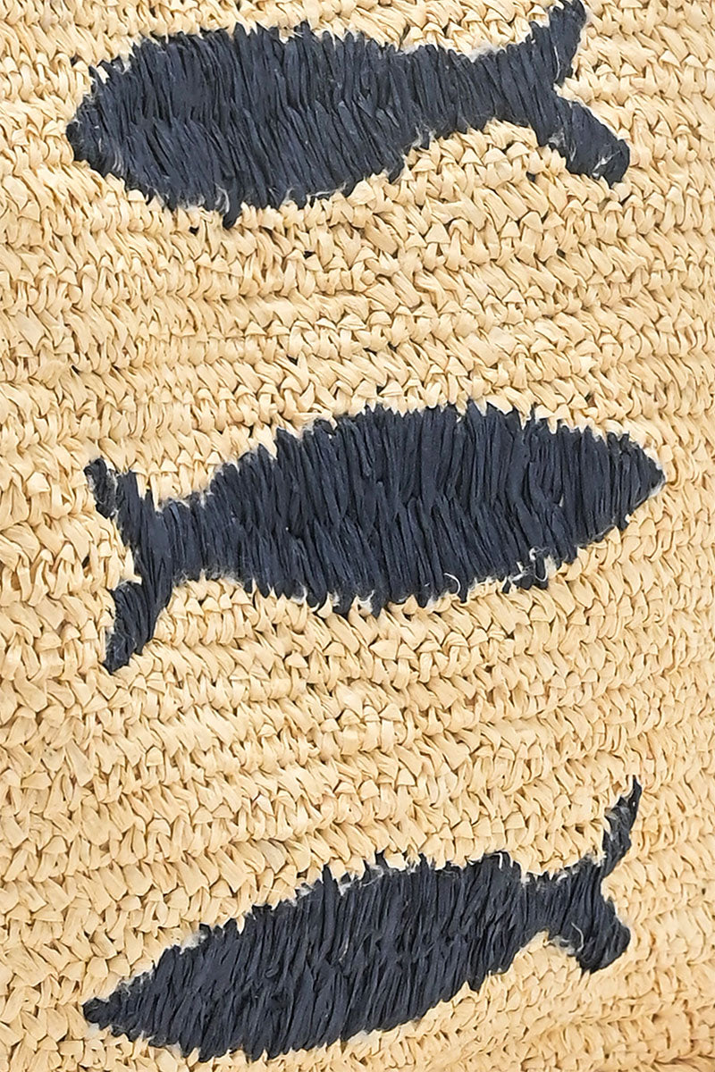 Sardine Raffia Market Tote