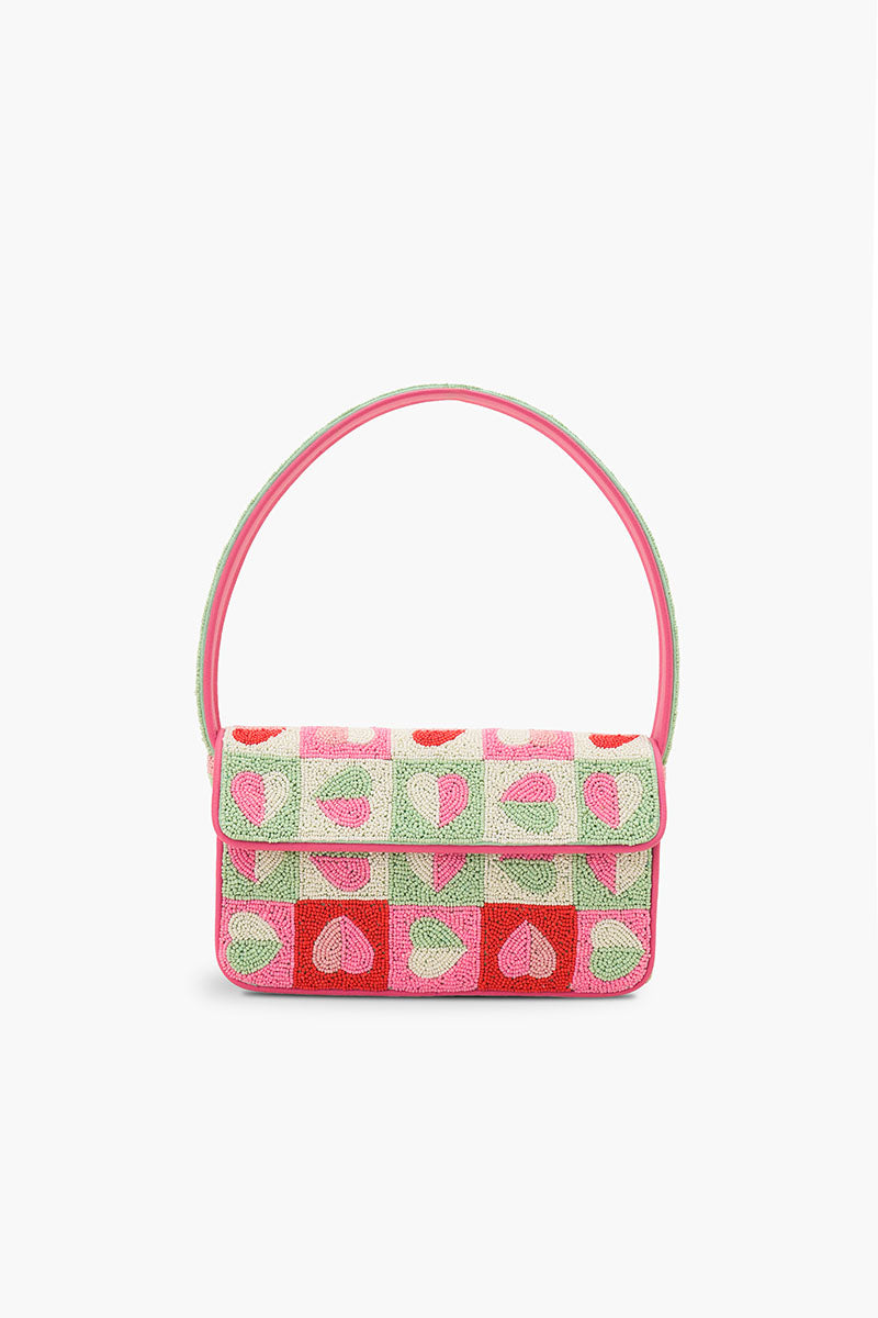 Sweetheart Hand-Beaded Romantic Shoulder Bag | view 1