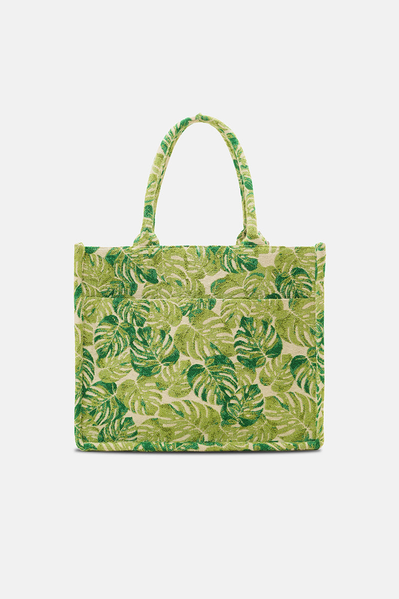 Paradise Found Birds Beaded Luxury Book Tote