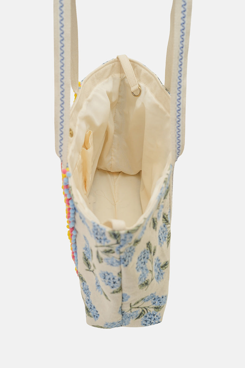 New England Lobster Beaded Oversized Tote