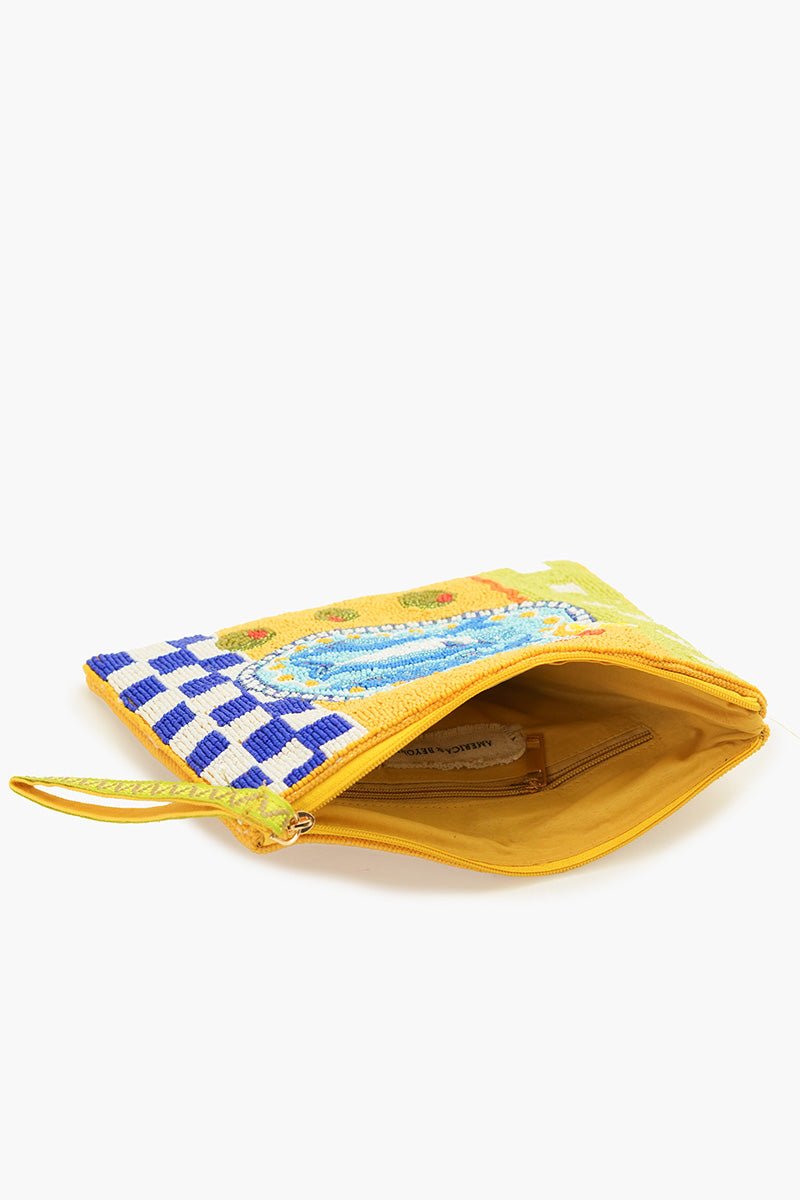 Mediterranean Sardine Wristlet Clutch