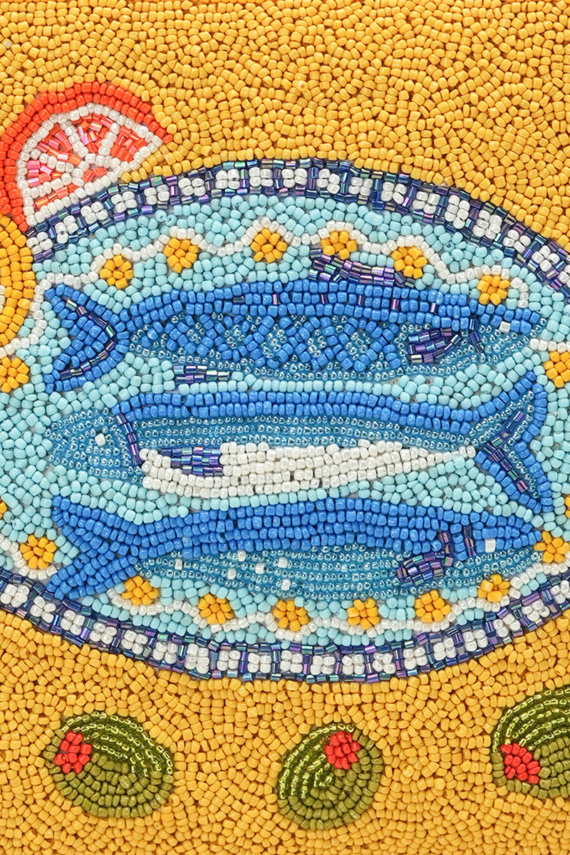 Mediterranean Sardine Wristlet Clutch