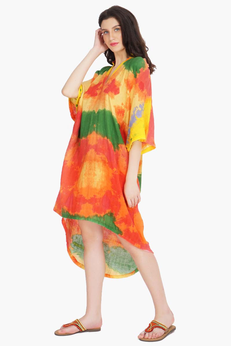 Paradise Tie Dye Long Tunic