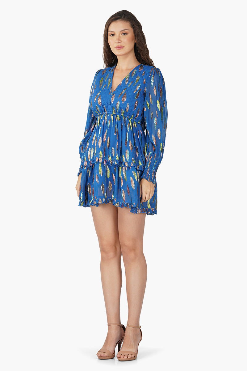 Victoria Ruffle Midi Dress