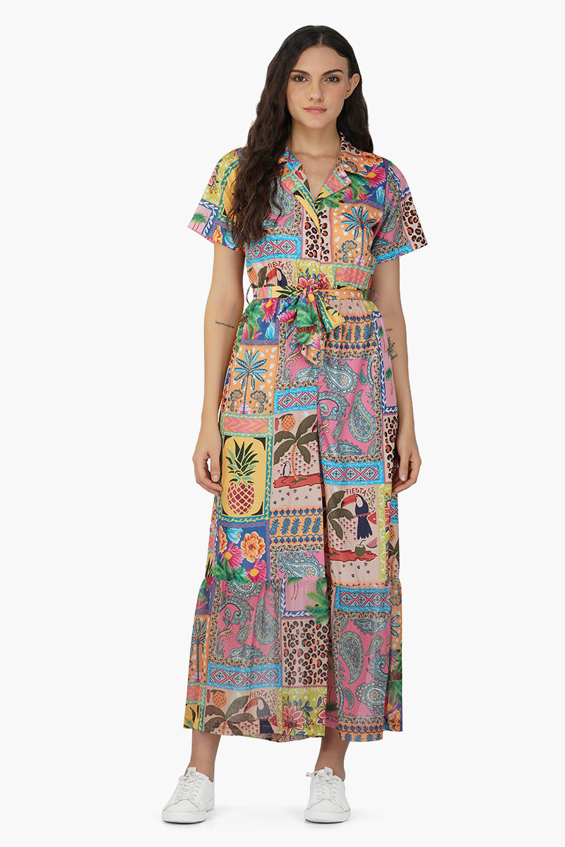 Macaw Pineapple Jumpsuit