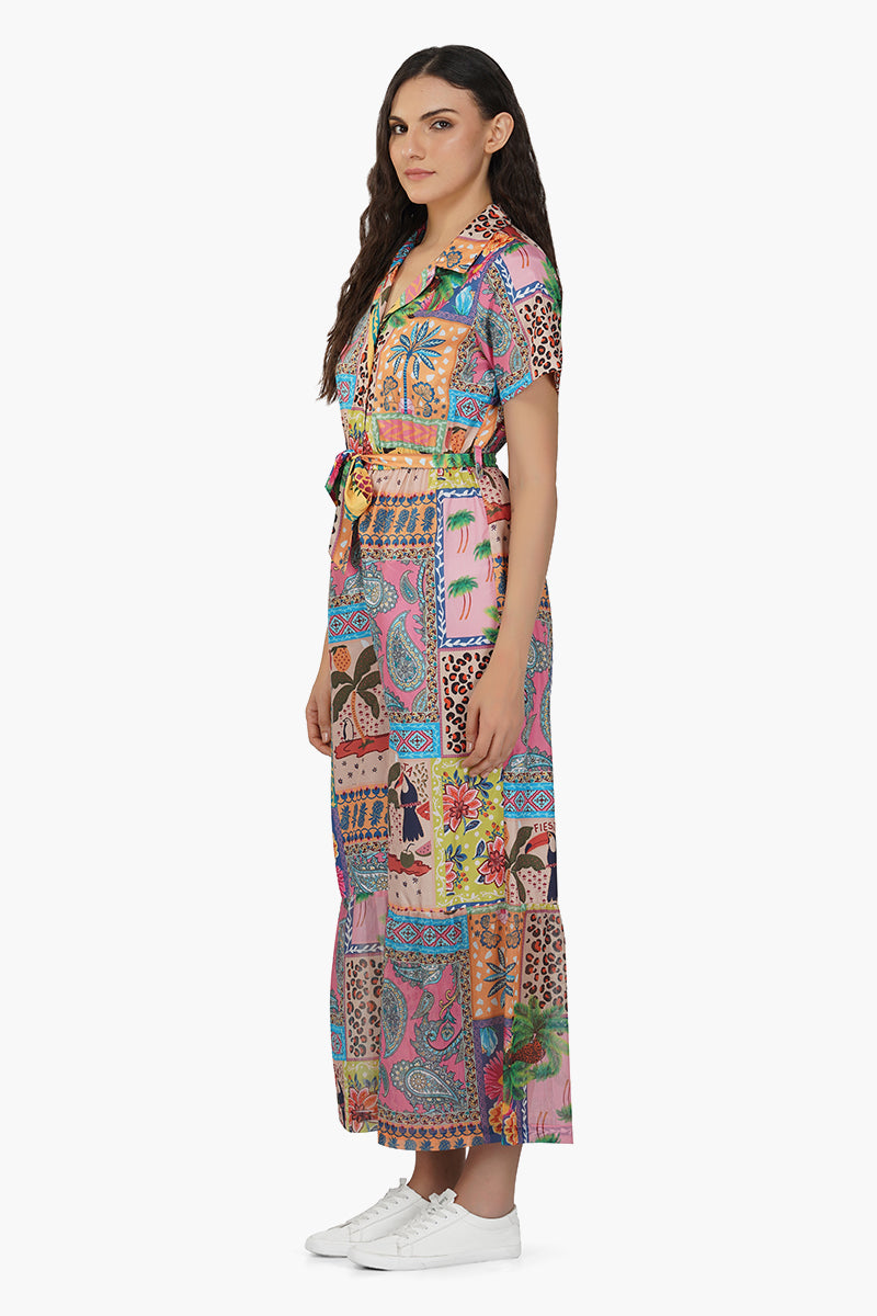 Macaw Pineapple Jumpsuit