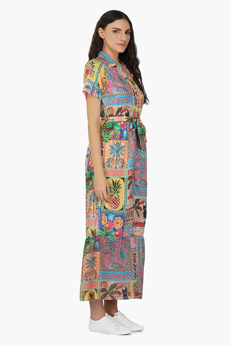 Macaw Pineapple Jumpsuit