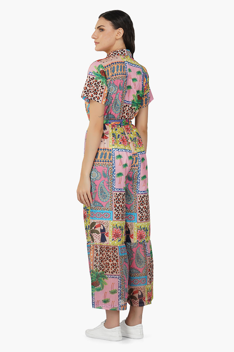 Macaw Pineapple Jumpsuit