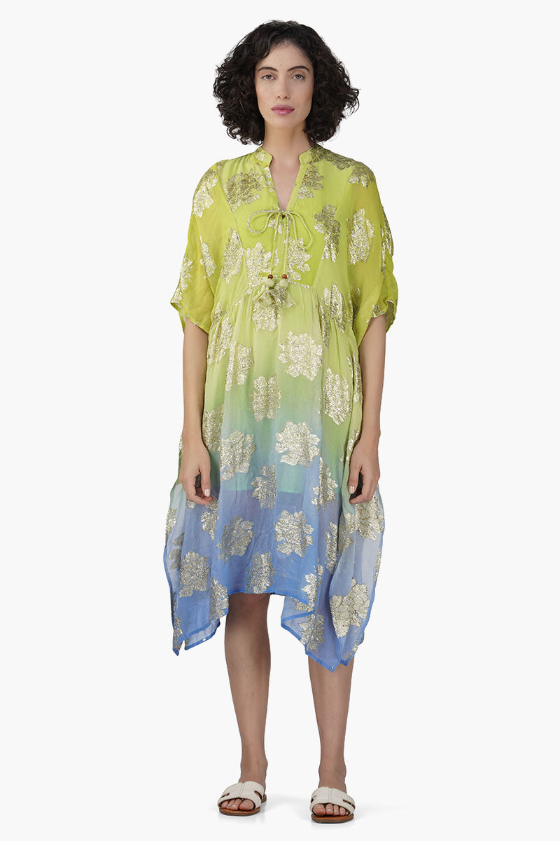 Newrays Lurex Short Kaftan