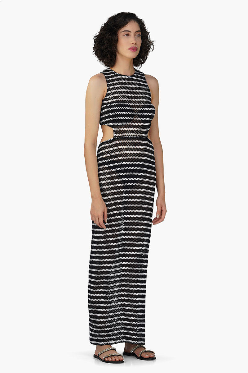 Cleo Stripe Bodycon Dress