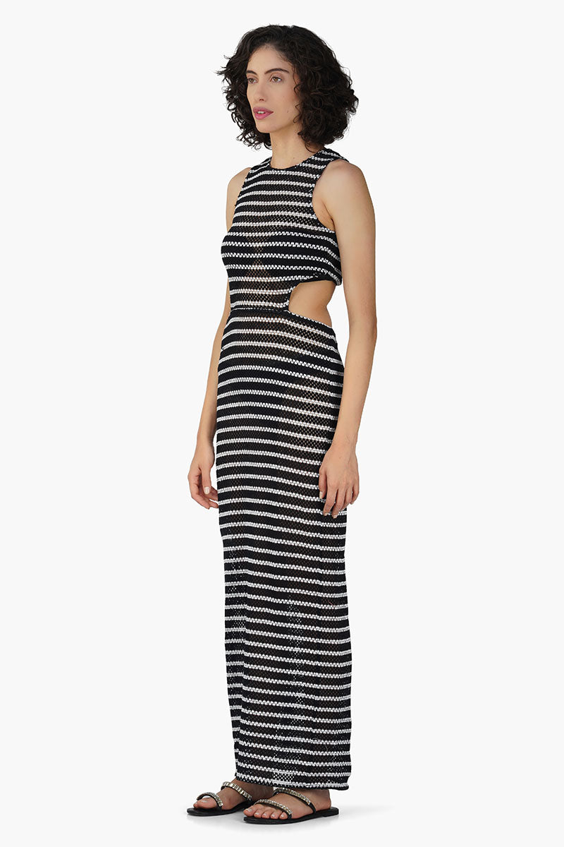 Cleo Stripe Bodycon Dress