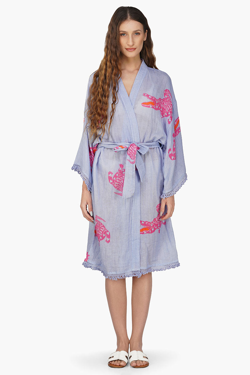 Chasing Croco Lavender Cover Up