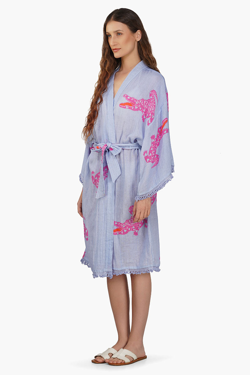 Chasing Croco Lavender Cover Up