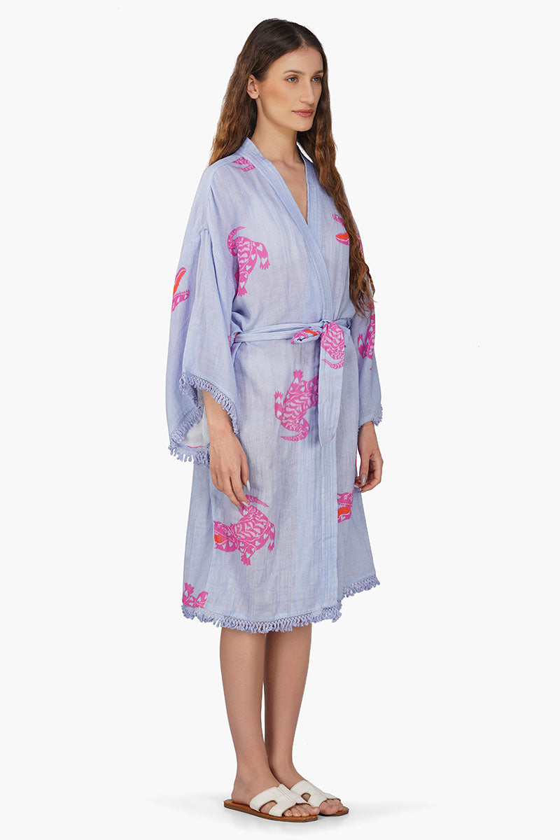 Chasing Croco Lavender Cover Up