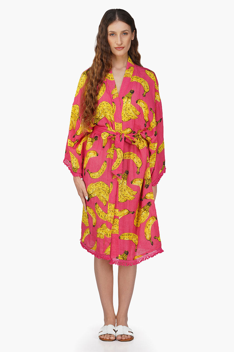 Just Bananas Pink Cover Up