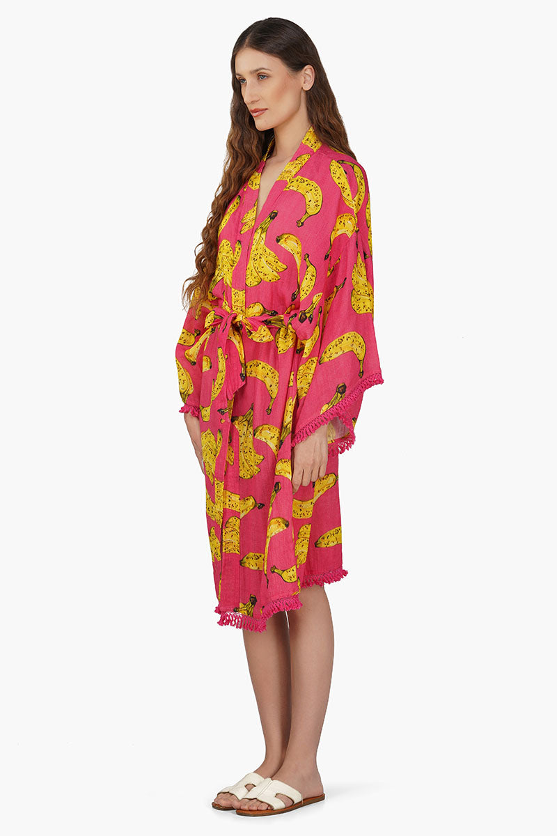 Just Bananas Pink Cover Up