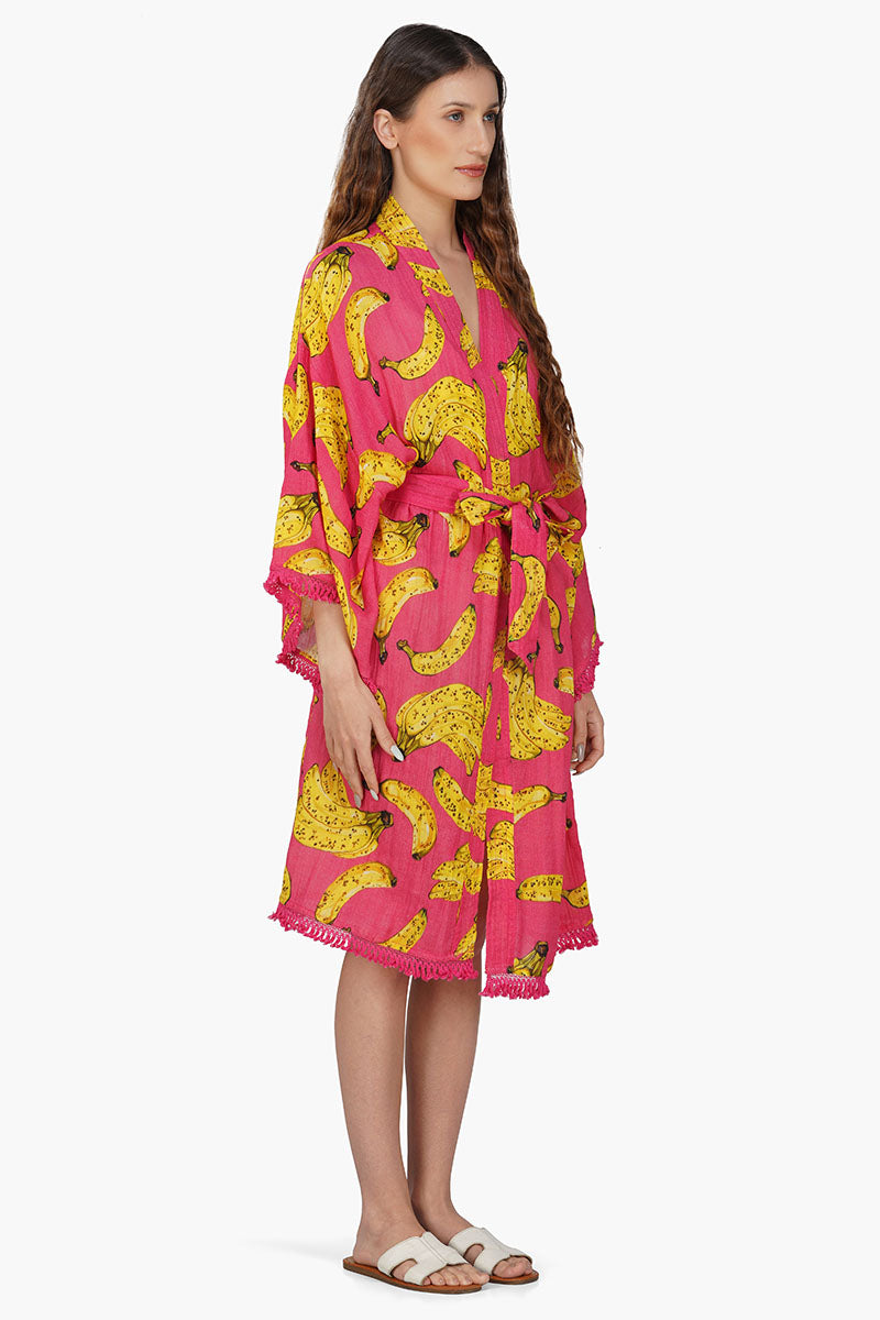 Just Bananas Pink Cover Up