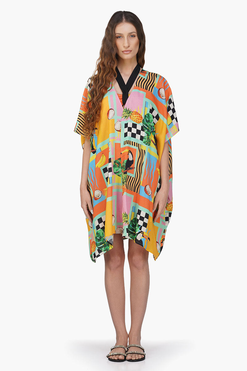Barbara Toucan Printed Cover Up