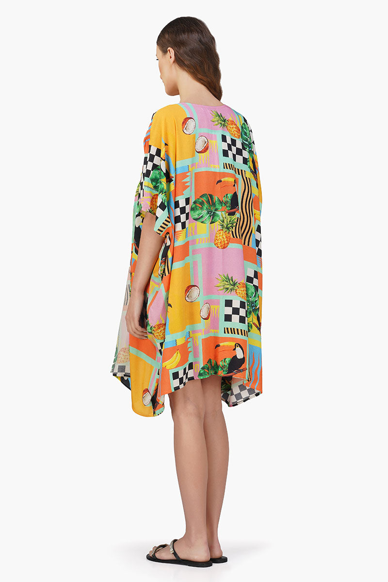 Barbara Toucan Printed Cover Up