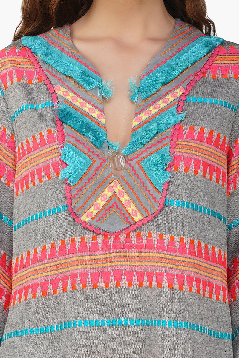 Starlette Yarn Dyed Stripe Short Dress