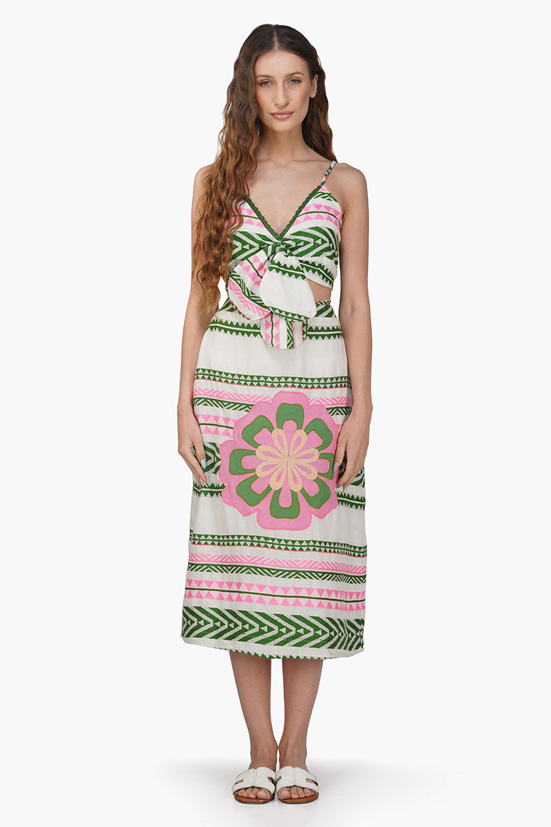 Freesia Y/D Stripe Top