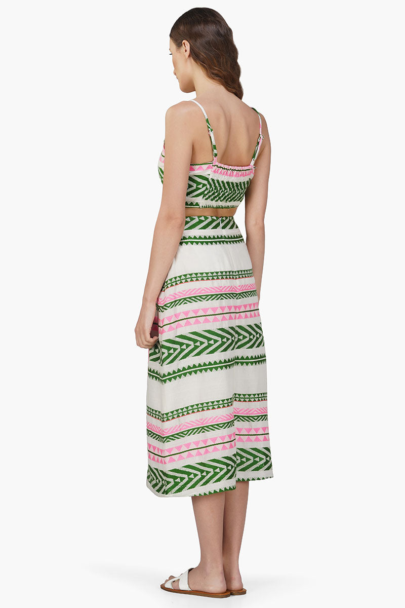 Freesia Y/D Stripe Top