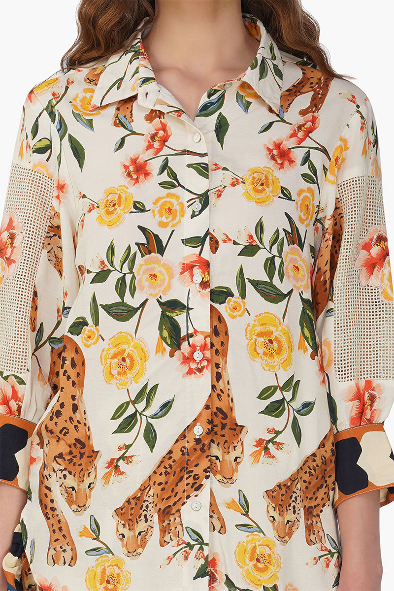 Jungle Cheetah printed Shirt
